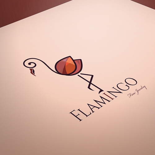 Flaming premade logo design