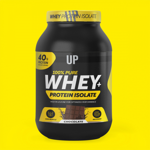 UP - Gym Supplement Jar Bottle Package Label Design