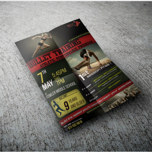 Fitness Training Center Promotional Flyer