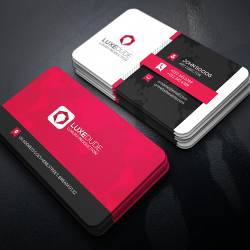 flat Business card thumb