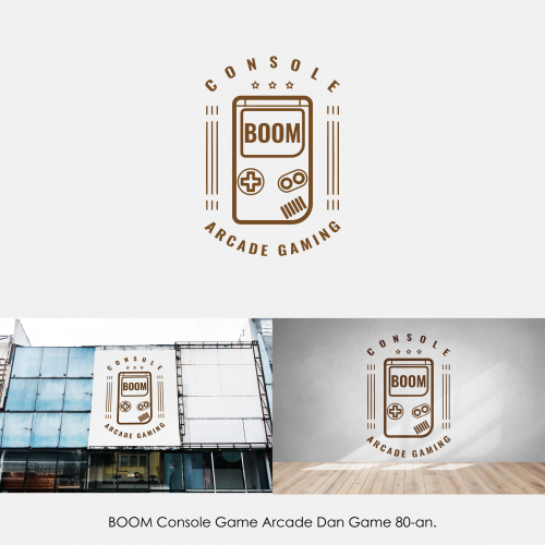 Retro Logo Design For Boom Consule thumb
