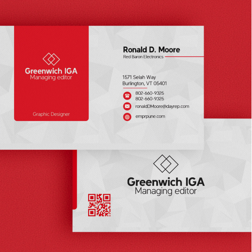 business card design thumb