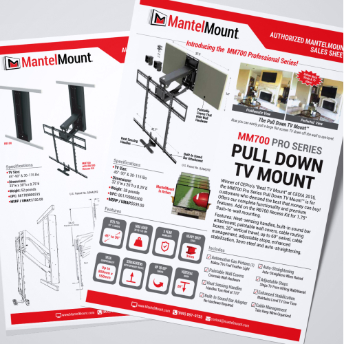 TV Mount Two Pager Flyer