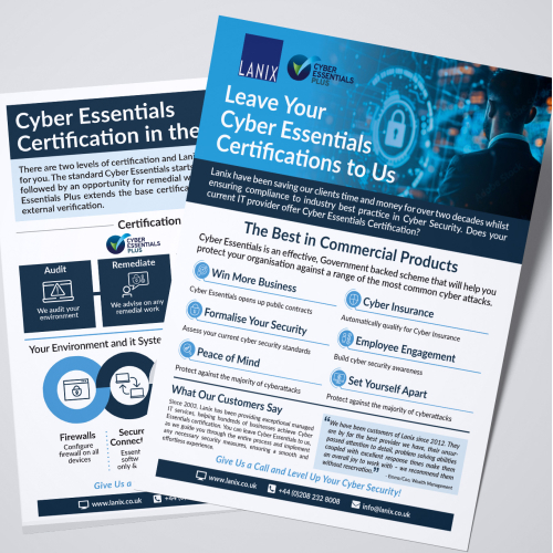 Cyber Security Two Page Flyer