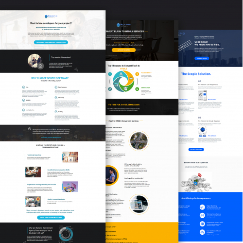 Company Landing pages thumb