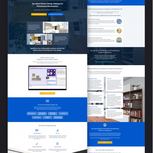 Landing pages for furniture app thumb