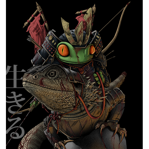 Samurai Frog