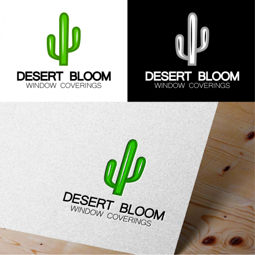 Logo Concept for Desert Bloom Window Covering