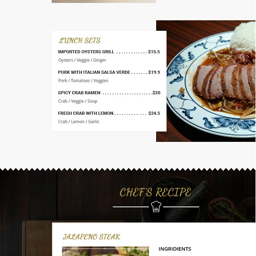 Email Template Restaurant thumb