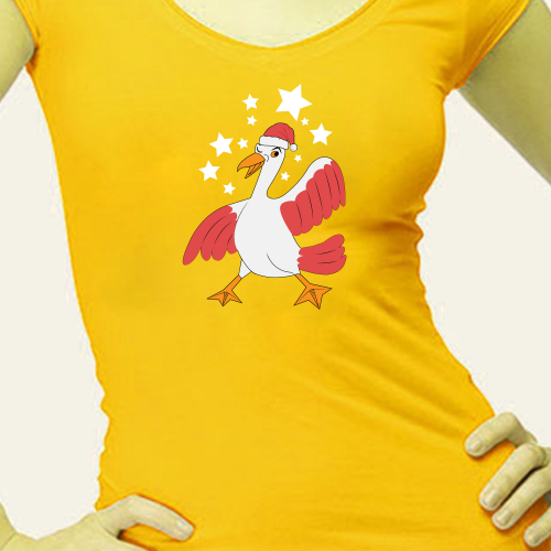 Junior women T-shirt print design