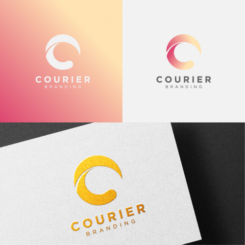 The simple letter C logo design, with smooth and mascul