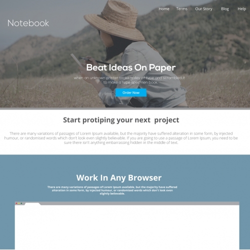 web-landing-page-template thumb