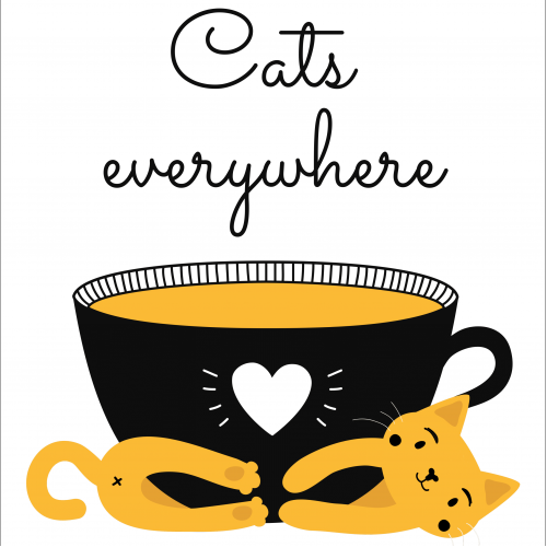 Cats everywhere.