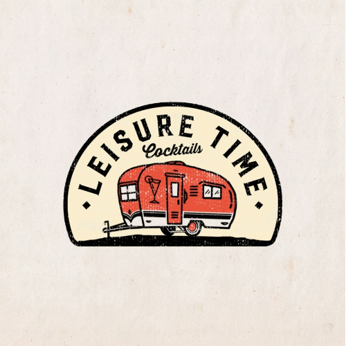 Leisure Time Cocktails Logo Design thumb
