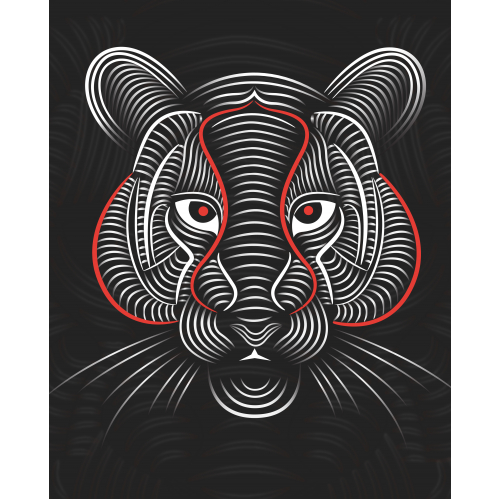 The Tiger Line Art