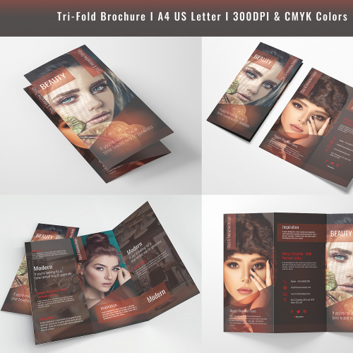 Beauty TriFold Brochure