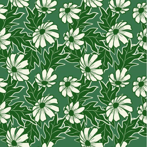 Green daisy