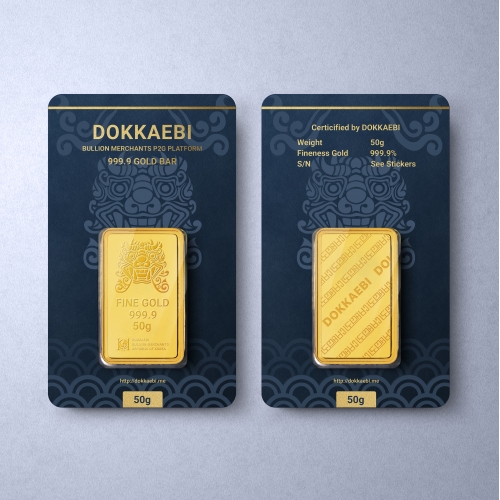 Gold bar package design thumb