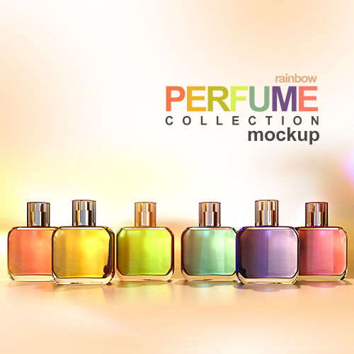Perfume Mockup - 3D Visualization