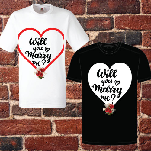 T-shirt represnting Love