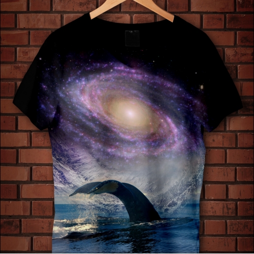 T-shirt Space Whale