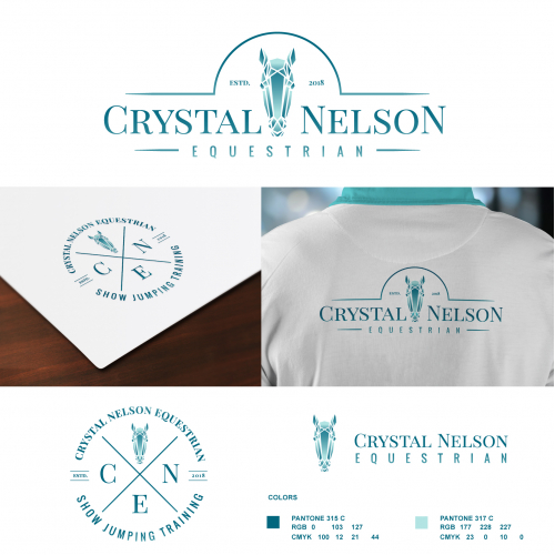 Crystal Nelson Equestrian Logo thumb