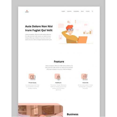 Build Our New Company a Clean Website Design thumb