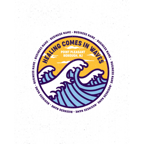 Point Boro Community Wave Logo Design thumb