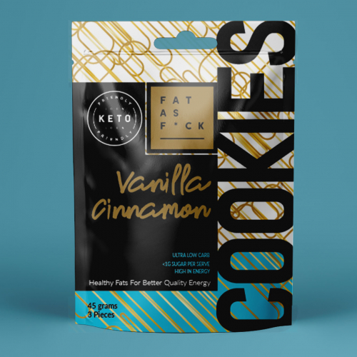 Packaging for Fat as Fck Cookies