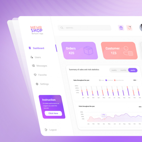 store admin panel