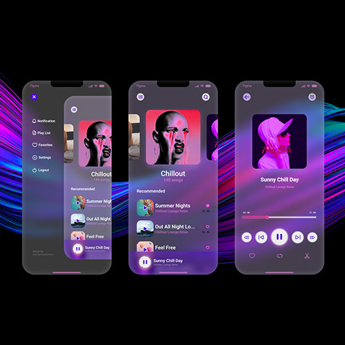 app ui music