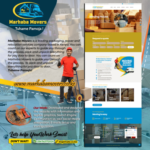 Website for Marhaba Movers - Relocators