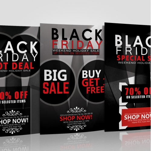 Black Friday Sale Flyer Design