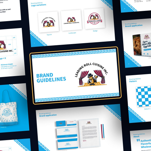 Leading Roll Cuisine - Brand Guide, Visual Identity