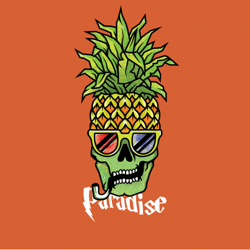 skull colorfull pinneaples thumb
