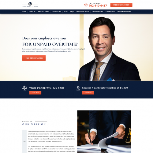 Vohwinkel Law Website Design thumb