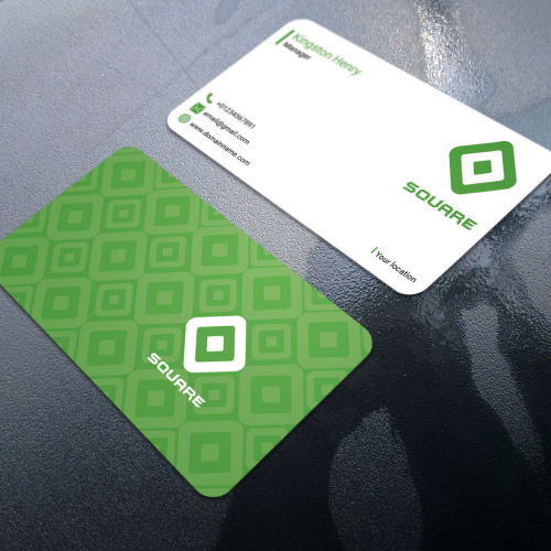 business card thumb