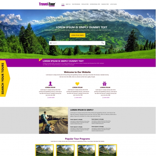 Travelling Website thumb