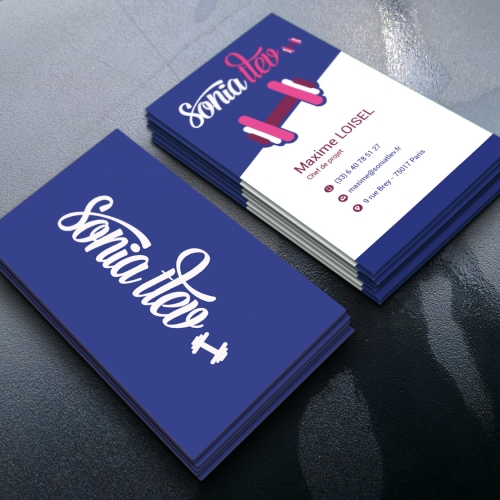 virtical business card thumb