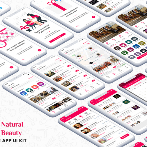 BEAUTY SALON AND SPA APP UI KIT