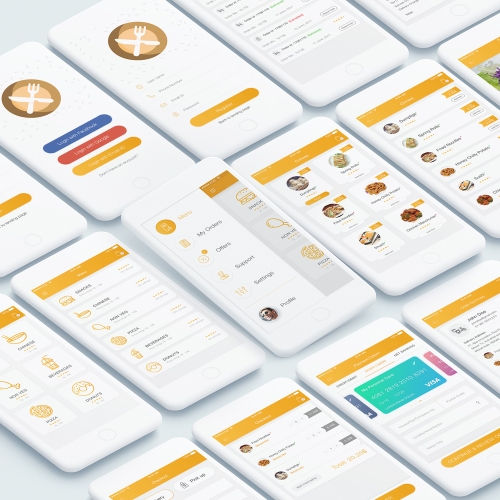 Food Mad App UI Kit