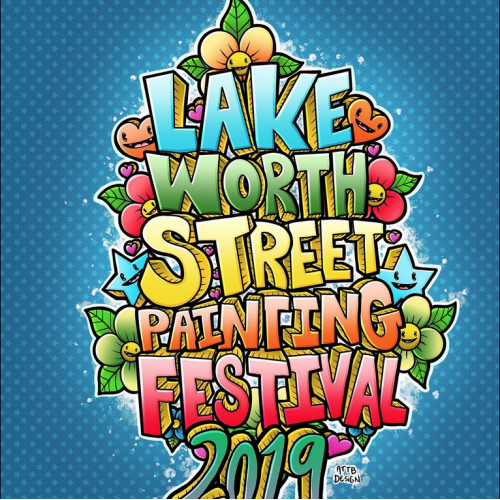 LAKE WORTH STREET PAINTING FESTIVAL. (Colorful). thumb