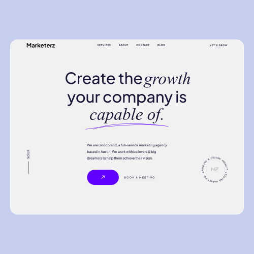 Website design for Digital Marketing Agency