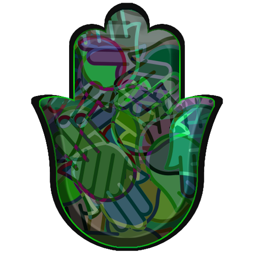 Khamsa hand design