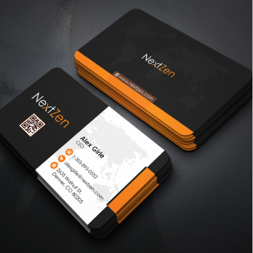 Business card thumb
