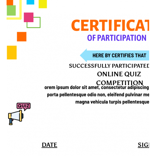 CERTIFICATE OF PARTICIPATION