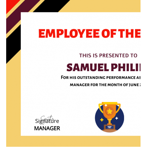 certificate design