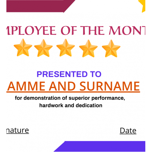 employee of the month