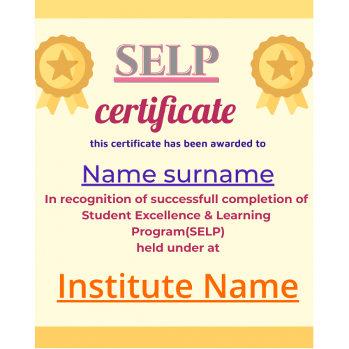 Certificate of (SELP)