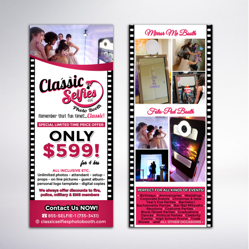 Photobooth Rack Card Design